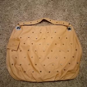 NWOT studded satchel leather purse **SOLD**